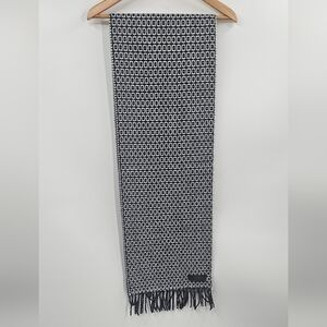 Cashmere Black and White Patterned Germany Scarve
